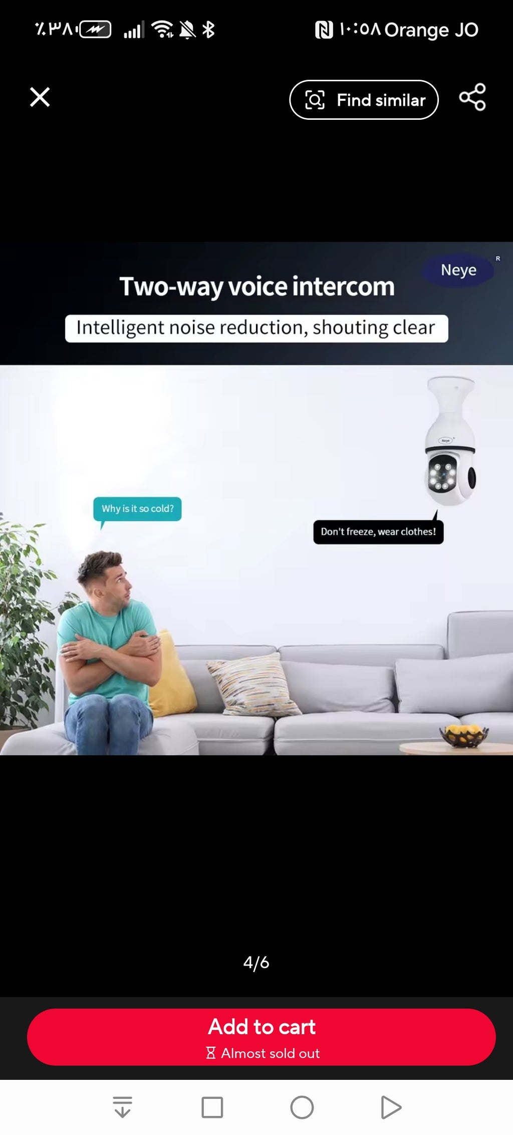 8MP WiFi Smart Light Bulb Security Camera E27 360° Pan Tilt Wireless Indoor Outdoor CCTV Camera